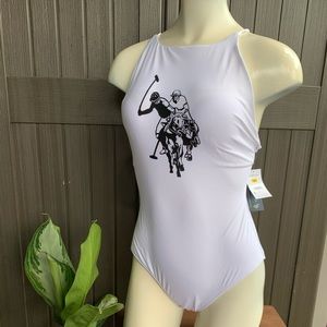 White one piece swimsuit